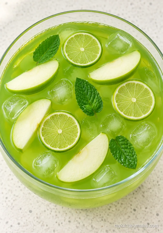 Green Apple Lime Party Punch
