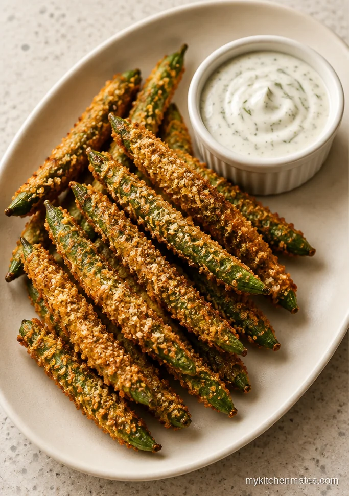 Green Bean Fries with Ranch Dip
