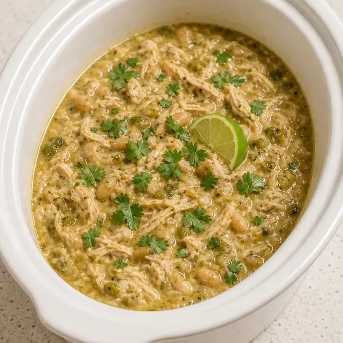Green Chicken Chili Crockpot