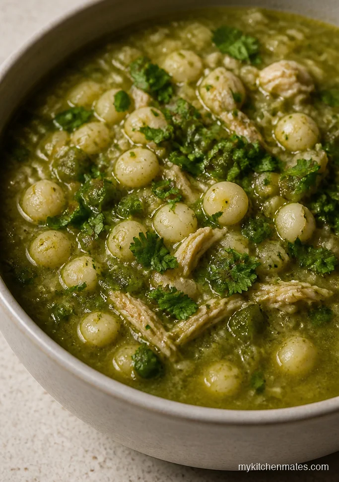 11 Gluten Free Crockpot Recipes for Hands Off Dinners Green Chicken Pozole with Hominy