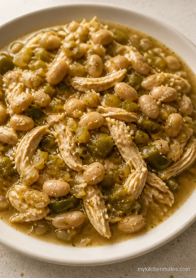 Green Chile Chicken and White Beans