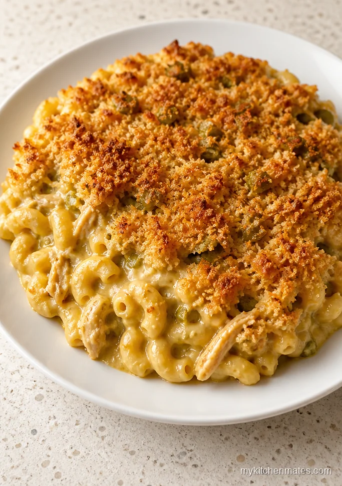 Green Chile Chicken Mac and Cheese