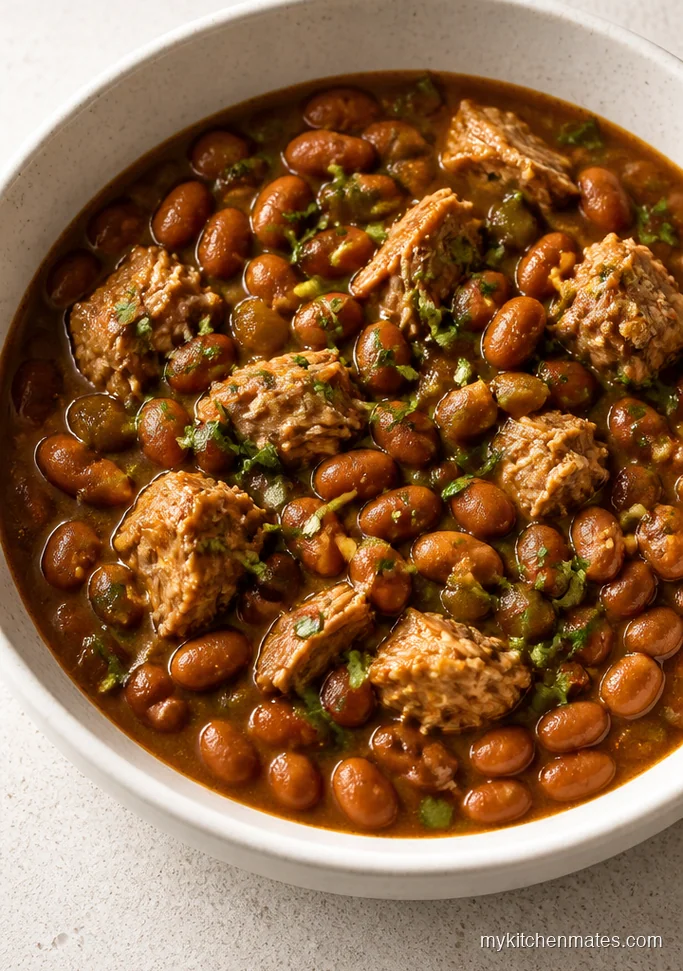 Green Chile Chicken Pinto Beans