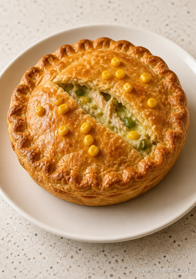 Green Chile Chicken Pot Pie