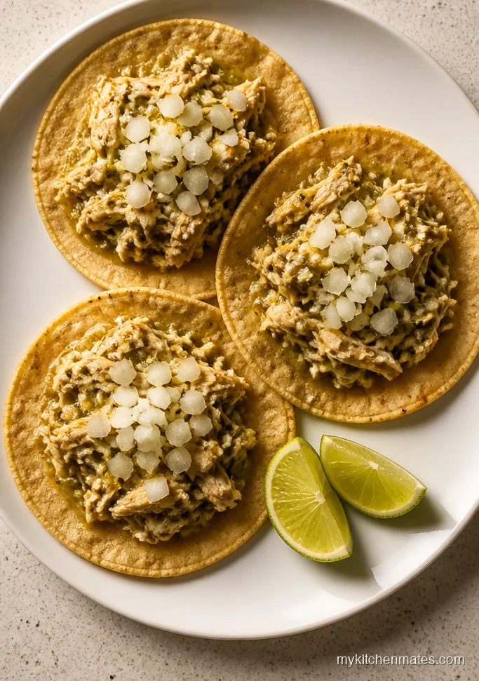 Green Chile Chicken Tacos