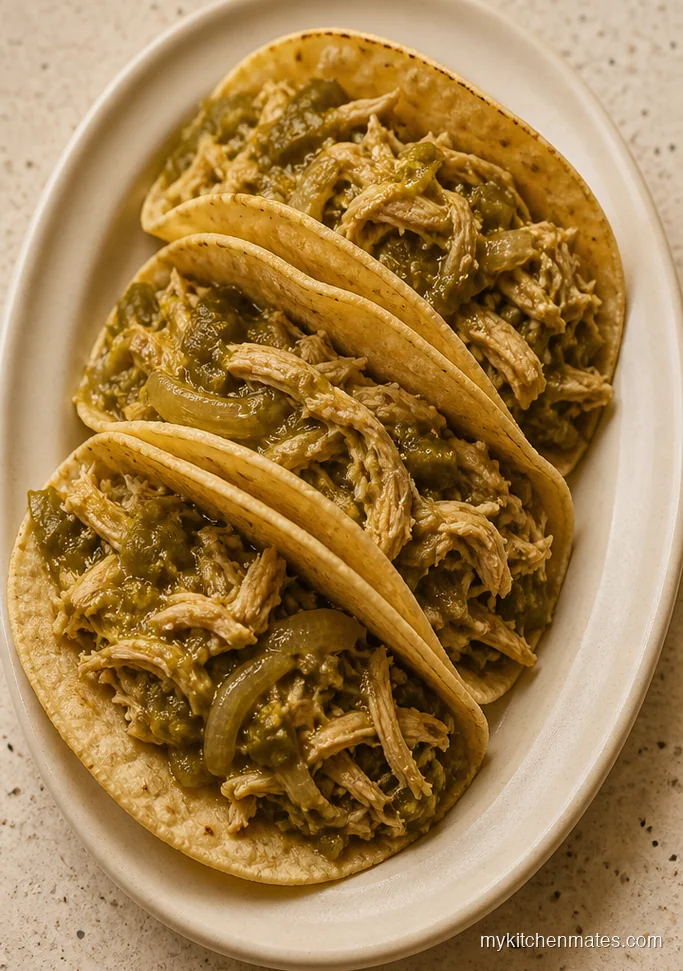 12 Crockpot Dinner Recipes for Busy Family Weeknights Green Chile Chicken Tacos