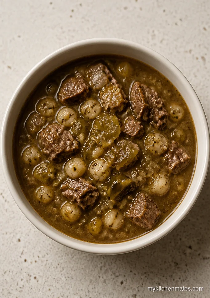 10 Dutch Oven Beef Stew Recipes That Earn Their Simmer Green Chile Tomatillo Beef Stew