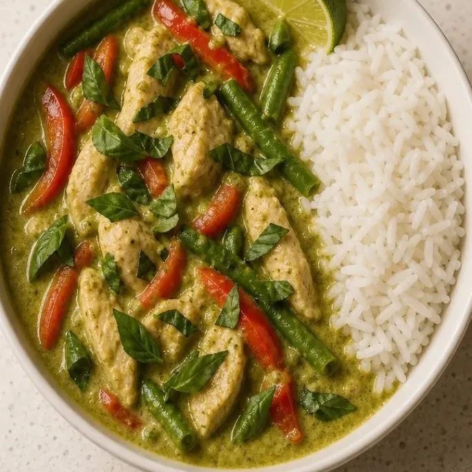Creamy Thai Green Curry Chicken in 35 Minutes Green Curry Chicken