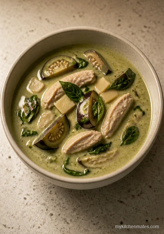 Green Curry Turkey Coconut Soup