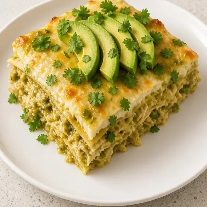 Green Enchilada Casserole