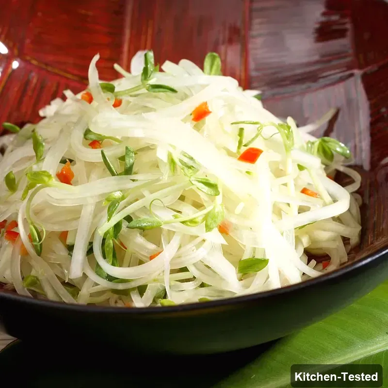 Fresh and Zesty Green Papaya Salad green papaya salad