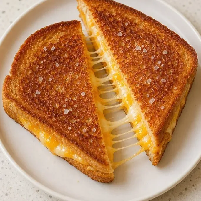 Crispy, Gooey Grilled Cheese Sandwich Grilled Cheese Sandwich