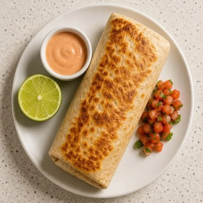 Grilled Chicken Burritos with Creamy Chipotle Sauce Grilled Chicken Burritos