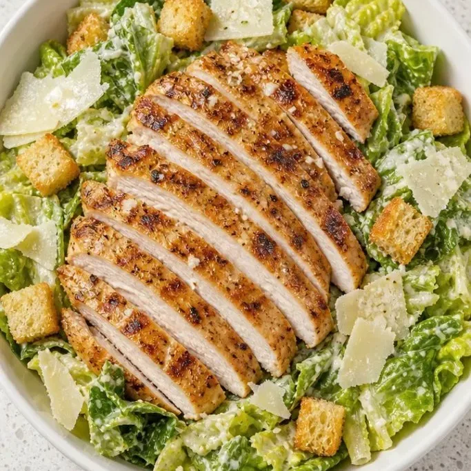 Grilled Chicken Caesar Salad with Homemade Garlic-Anchovy Dressing Grilled Chicken Caesar Salad