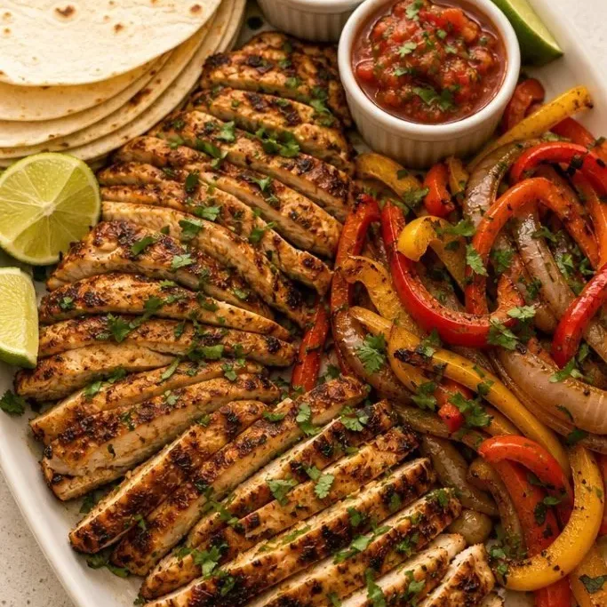 Grilled Chicken Fajitas