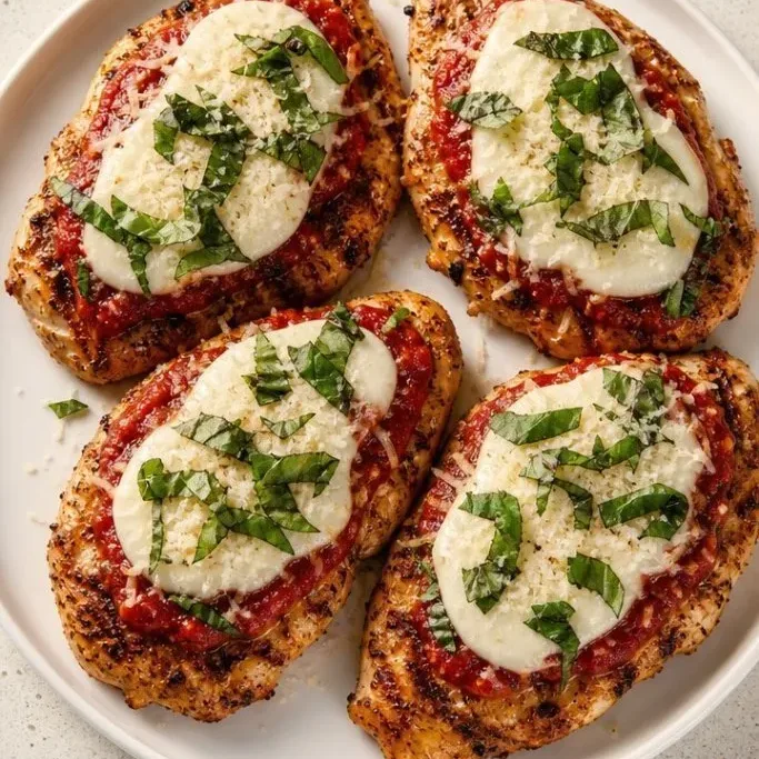 Grilled Chicken Parmesan