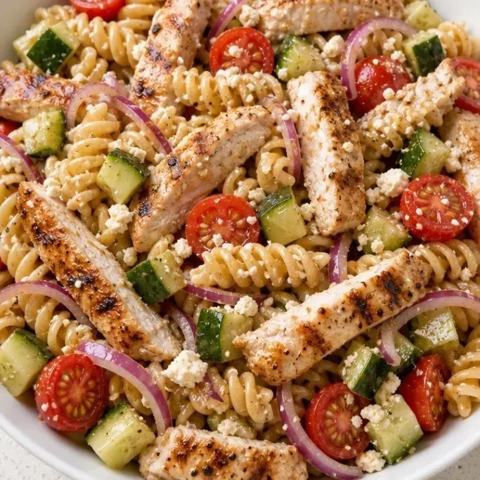 Grilled Chicken Pasta Salad