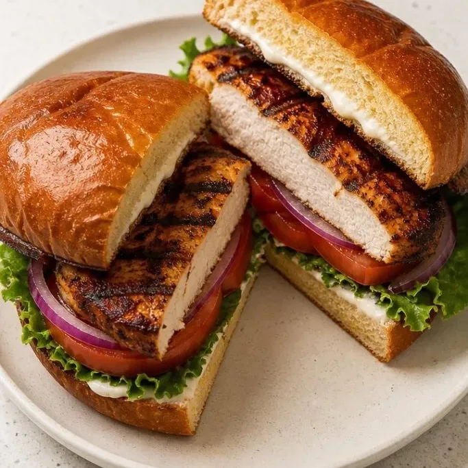 Juicy Grilled Chicken Sandwich in 25 Minutes Grilled Chicken Sandwich