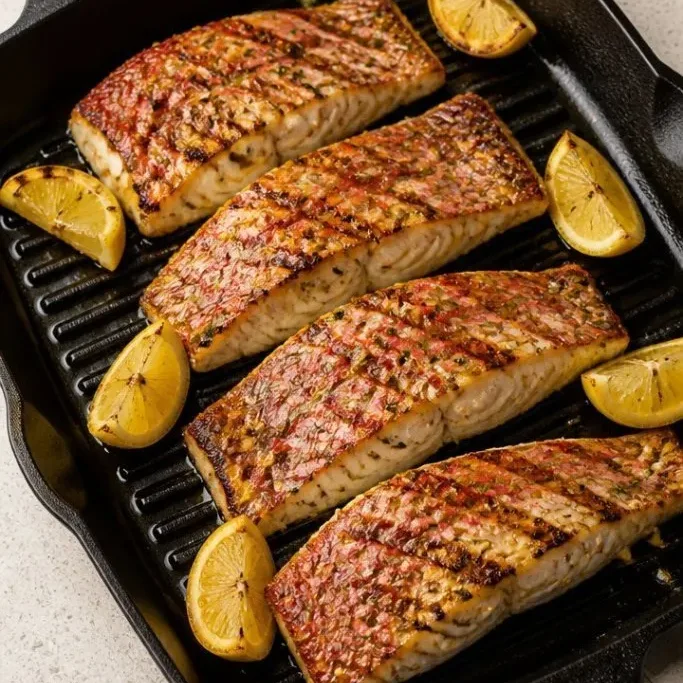 20-Minute Grilled Red Snapper with Lemon and Herbs grilled red snapper