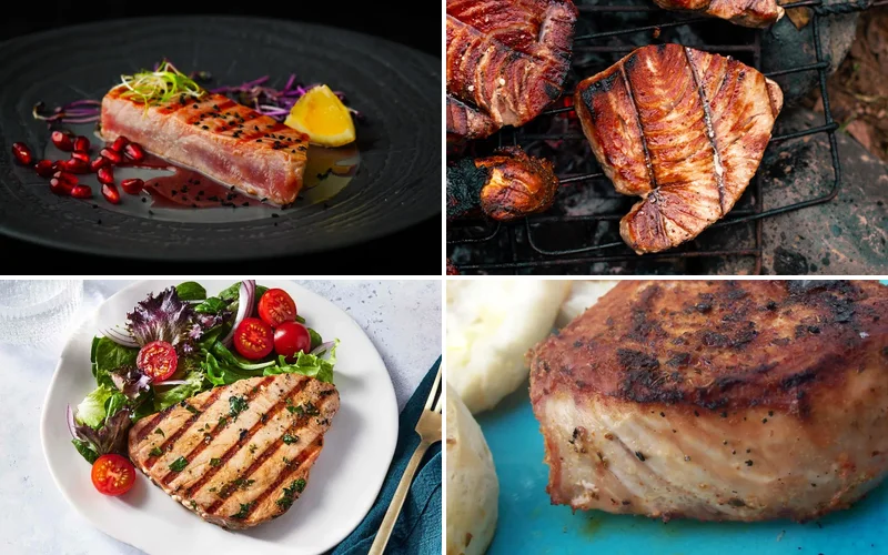 10 Mouthwatering Grilled Tuna Steak Recipes You Need to Try This Week grilled-tuna-steak-recipes collage
