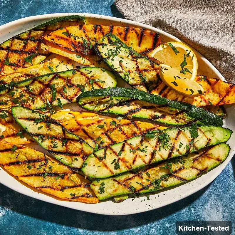 Grilled Zucchini & Squash grilled zucchini squash