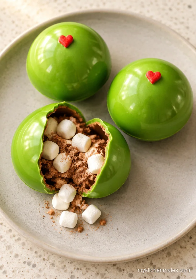 Grinch Hot Cocoa Bombs
