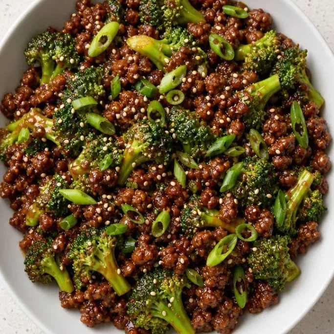 20-Minute Ground Beef and Broccoli Stir-Fry Ground Beef And Broccoli Stir Fry