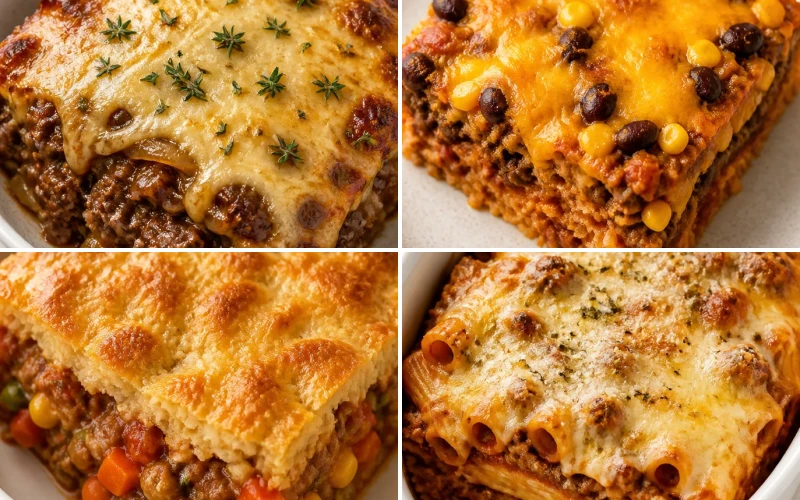 10 Ground Beef Casserole Recipes for Busy Family Dinners 10 Ground Beef Casserole Recipes for Busy Family Dinners