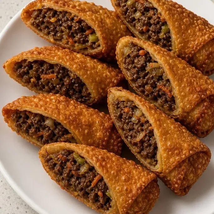 Ground Beef Egg Rolls