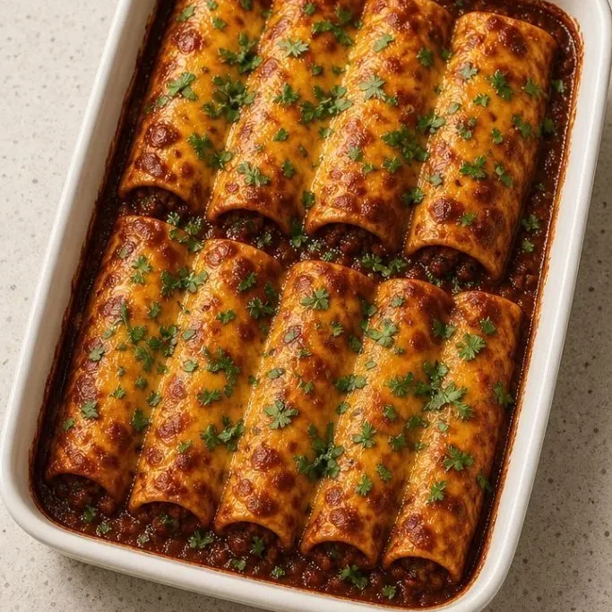 Ground Beef Enchiladas