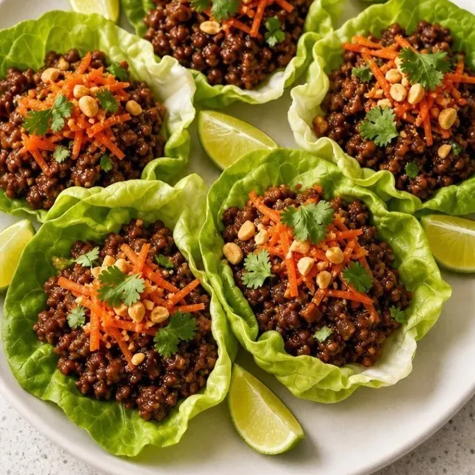20-Minute Ground Beef Lettuce Wraps Ground Beef Lettuce Wraps
