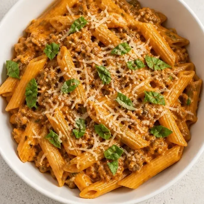 Quick 30-Minute Ground Beef Penne Pasta Ground Beef Penne Pasta