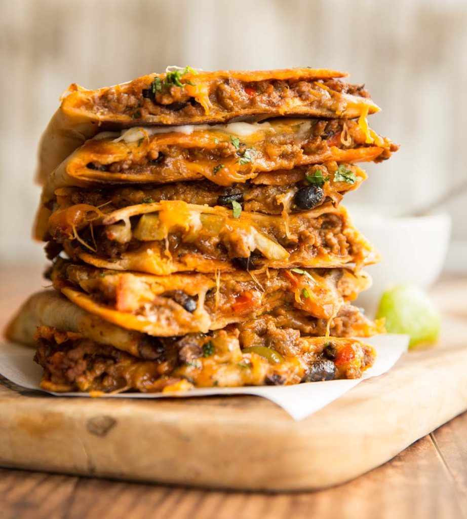ground beef quesadillas 2