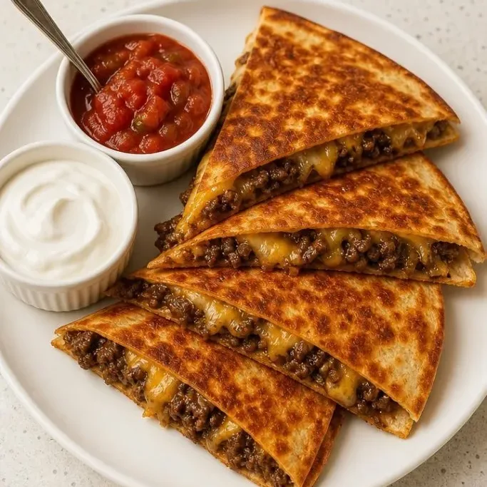 Ground Beef Quesadillas