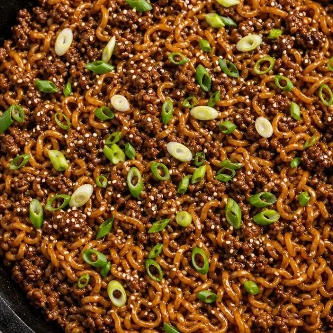 Ground Beef Ramen Noodles