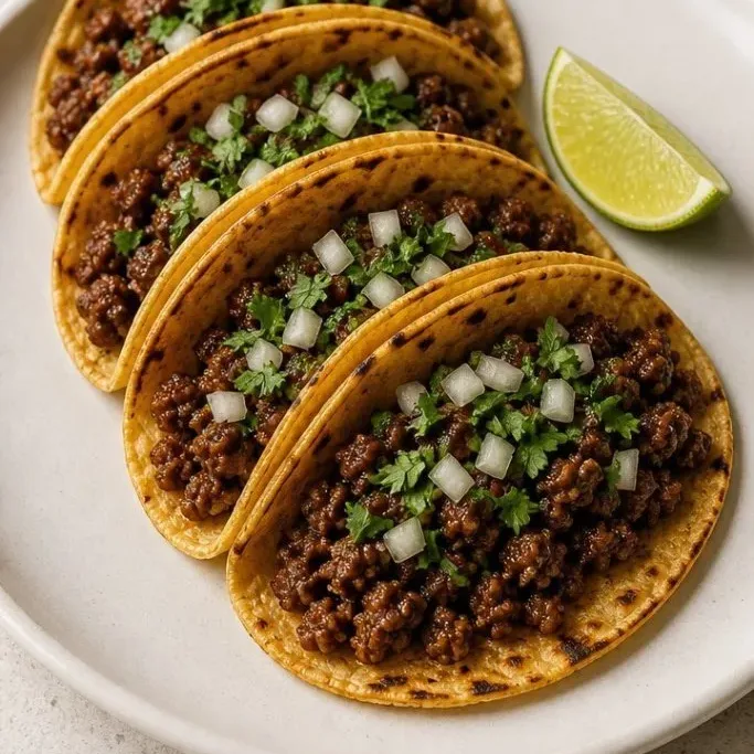 Ground Beef Street Tacos