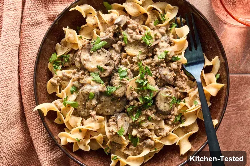 Ground Beef Stroganoff ground beef stroganoff