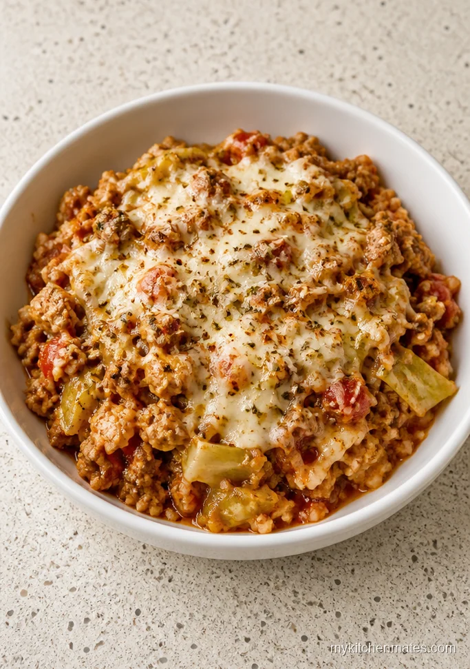 12 Ground Turkey Casserole Recipes That Keep Dinner Low Stress Ground Turkey Cabbage Roll Skillet Casserole