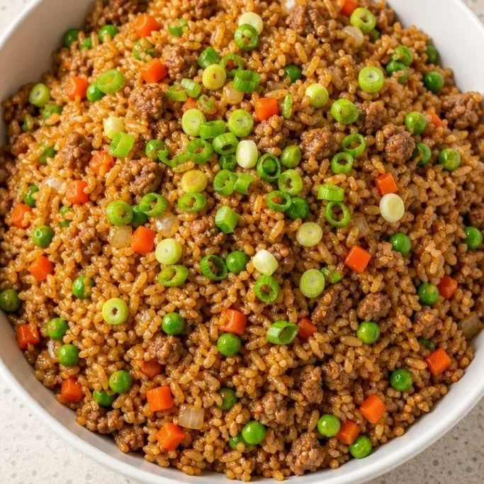 Ground Turkey Fried Rice