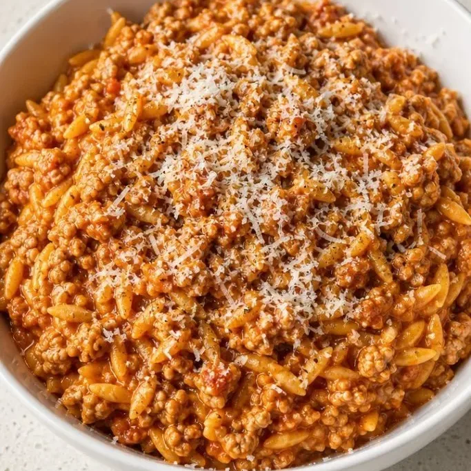 30-Minute One-Skillet Ground Turkey Orzo Ground Turkey Orzo