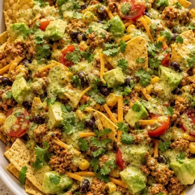 Quick Weeknight Ground Turkey Taco Salad Ground Turkey Salad