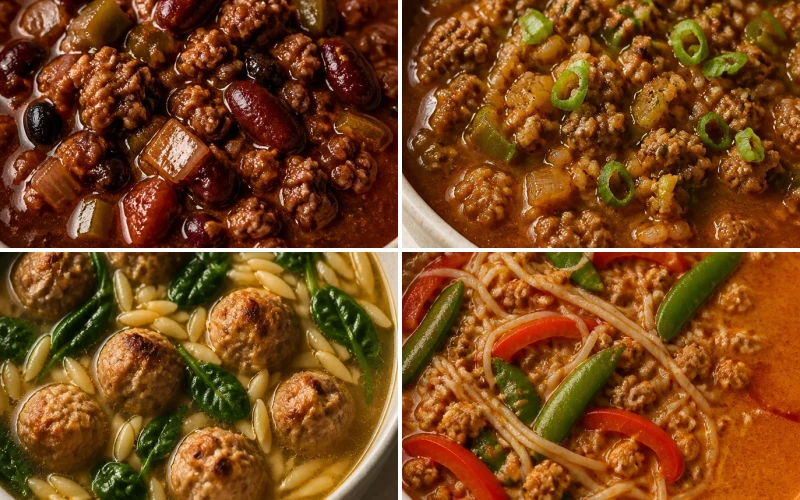 12 Ground Turkey Soup Recipes That Come Together in One Pot 12 Ground Turkey Soup Recipes That Come Together in One Pot