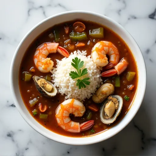 Gulf Coast Seafood Medley Gumbo