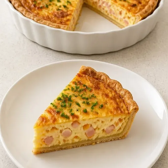 My Go-To Ham and Cheese Quiche Ham and Cheese Quiche