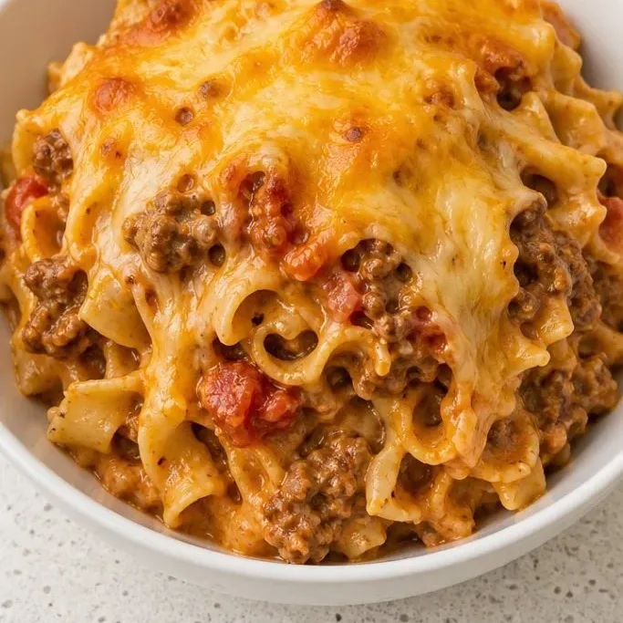 Hamburger Noodle Casserole
