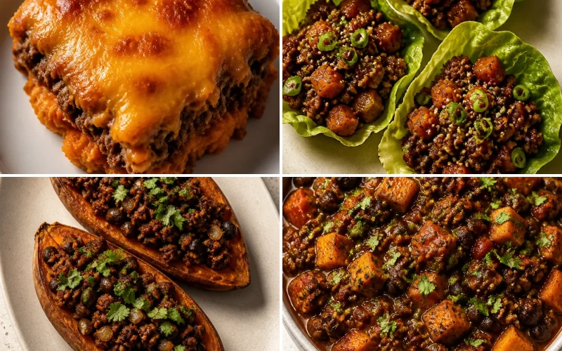 11 Hamburger Sweet Potato Recipes for Easy Weeknight Dinners
