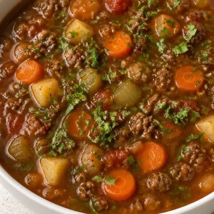 Hamburger Vegetable Soup
