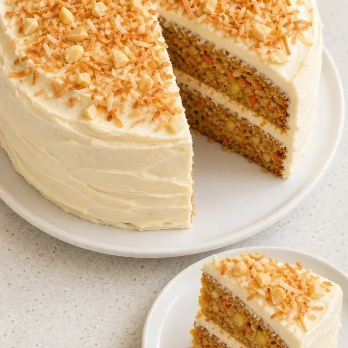 Hawaiian Carrot Pineapple Cake