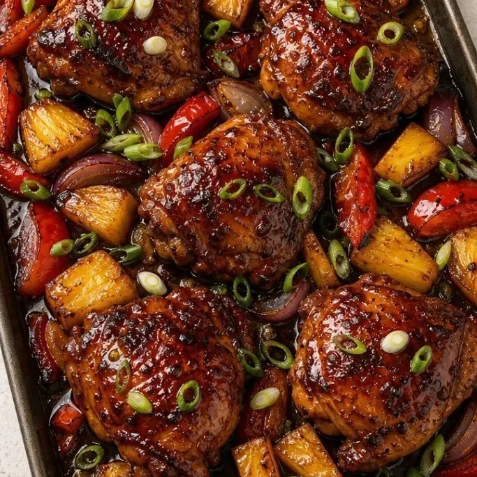 30-Minute Hawaiian Sheet Pan Chicken Hawaiian Sheet Pan Chicken