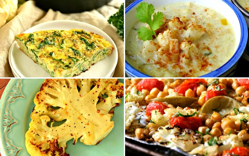 12 Nutritious and Tasty Cauliflower Recipe Ideas